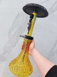 Original russie El Bomber Dj narguilé ensemble complet usine directe moderne boîte-cadeau Durable cristal verre tuyau bol fête Shisha Chicha - Product Image 3