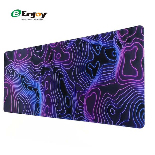 Custom Logo Printed XL Size Extended Rectangular Mouse Mat Non-Slip Rubber Base Waterproof Computer Gaming Mouse Pad in Stock