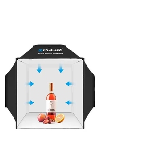 Nouveau PU5042 PULUZ 40cm <span class=keywords><strong>Studio</strong></span> photo Boîte photo Photographie Softbox <span class=keywords><strong>Studio</strong></span> portable pliable Tente de prise de vue Kit de boîte 4 couleurs de <span class=keywords><strong>fond</strong></span> - Product Image 4
