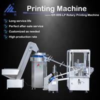Penjualan Langsung Pabrik HuanChou Mesin Cetak Rotary Syringe GY-009-LP Baru Printer Tabung Sistem Penggerak Hibrida Otomatis Penuh dengan PLC Core
