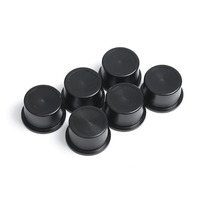 Composants de précision usinés CNC en acier inoxydable/aluminium, bagues noires résistantes à l'usure, compatibles EDM à fil, dessins personnalisés