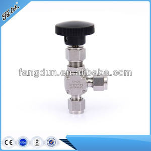 Hoogwaardige gesmede roestvrijstalen 5000PSI hydraulische naaldventiel 2-weg mannelijk x mannelijk NPT hoek handbediende LPG-kleppen voor - Product Image 3