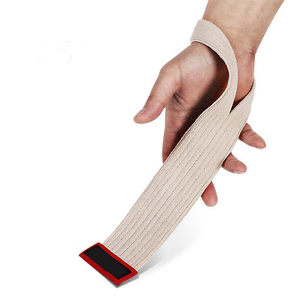 Sangles de poignet de musculation en néoprène et coton rembourré, robustes, pour soulever des poids et faire des deadlifts, avec logo personnalisé, pour hommes, modèle 2026 - Product Image 5