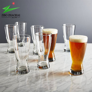 Vente en gros de verres transparents à boire bière artisanale classique Pilsner verre à bière de blé pour logo personnalisé verres à bière - Product Image 6