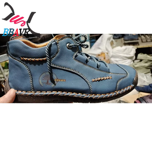 Zapatos Planos de Cuero Transpirables y Suaves para Hombre, Estilo Casual, Antideslizantes, para Caminar al Aire Libre en Verano, con Punta Redonda, Novedad de Otoño - Product Image 5