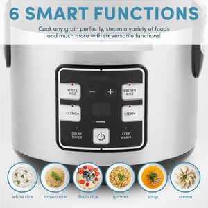 Stainless Multifunction Delux <b>Multi</b> Purpose Big Rice <b>Cooker</b> Commercial Cylinder Steel <b>Multi</b> Smart Rice <b>Cookers</b> - Product Image 4