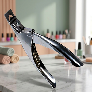 ASAP Professional Coupe-bordures en U en acier inoxydable, simple et droit, à mâchoires larges et tranchantes, portable, pour découpe d'acrylique - Product Image 4
