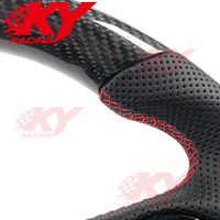 Volant de voiture sport en fibre de carbone personnalisé pour Audi A3 A4 S3 S4 S5 S6 B8 B9 A5 A6 RS3 RS4 RS5 R8 RS6 Q3 Q4 Q5 RS6 TTRS