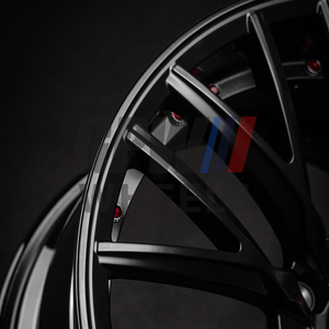 Multi <b>Spoke</b> Three Piece Forged Alloy <b>Wheel</b> With Hub Center Cap Custom Surface Treatment Universal Fit Aftermarket Rim - Product Image 3