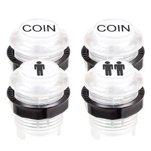 Aismartlink LED <span class=keywords><strong>Arcade</strong></span> <span class=keywords><strong>Joystick</strong></span> Tasten-Set Ellipsenförmiger Ovaler Stil 8-Wege-<span class=keywords><strong>Joystick</strong></span> +20 X LED <span class=keywords><strong>Arcade</strong></span>-Tasten für 2-Spieler-Videospiele - Product Image 5