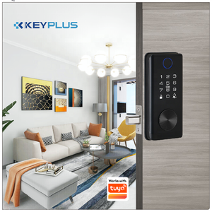 Cerraduras Inteligentes Mini Keyplus de Fábrica, con App Tuya, Huella Dactilar Biométrica, Contraseña, Entrada sin Llave, Cerradura para Puerta Principal D2-TY Smart D - Product Image 2