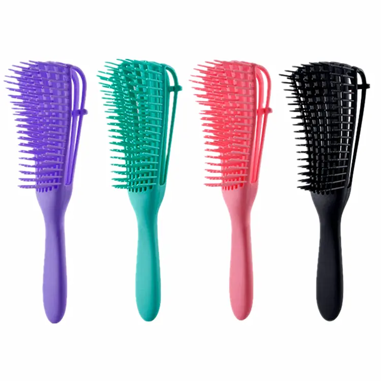 High Quality Detangling hair combs Afro Textured 3a to 4c Kinky Wavy for Wet/Dry/Long Thick Curly Hair octopus hair