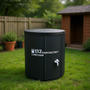 Baril à eau de pluie pliable de 132 gallons, collecteur d'eau, fournitures de jardin, modèle en plastique D0100HPKPG7 - Product Image 2