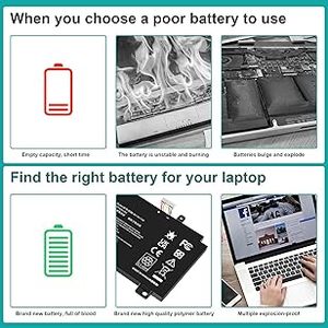 แบตเตอรี่เปลี่ยนแล็ปท็อปสำหรับ FX80 FX80G FX80GD FX80GE FX80GM FX86 FX86FE FX86FM FX504 <span class=keywords><strong>TUF</strong></span> - Product Image 5