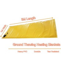 Couverture de dégivrage électrique HDY certifiée ETL CE, en PVC robuste et imperméable, compatible 230V/120V, pour la fonte de la neige/du glace, utilisation en construction