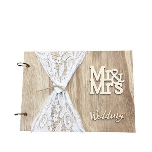 Marco de Fotos de Madera de Diseño Original para Regalo, Marco para Foto de Mr. y Mrs., Libro de Firmas para <span class=keywords><strong>Invitados</strong></span> de <span class=keywords><strong>Boda</strong></span>, Libro de Firmas para <span class=keywords><strong>Boda</strong></span> - Product Image 6
