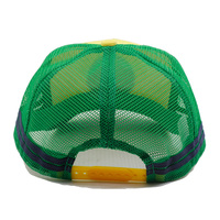 Gorra Trucker de 5 Paneles con Parche Tejido Personalizado, Perfil Alto
