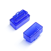 Connecteur OBD transparent bleu SETOCONT 16 broches avec couvercle arrière pour outils de diagnostic OBDII, boîtier OBD 20 mm