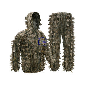 हल्के लेजर-कट शिकार आउटडोर फोटोग्राफी पक्षी लुभावनी 3 डी पत्ती के छलावरण सूट कैमोफ्लैज सूट कैमियो - Product Image 1