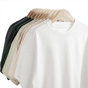 T-shirt à manches courtes col rond pour homme, 100% coton jersey, coupe classique, couleur unie, décontracté, blanc, noir, vert, beige - Product Image 1