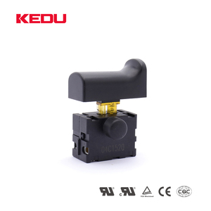 KEDU HY15DB 250V 12A IP50 Push Button Chuyển Khóa OFF Kích Hoạt Chuyển Cho Máy Cắt Cỏ - Product Image 2