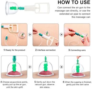 Kit Bekam Anti-selulit, Pemijat Cangkir Hisap Vakum untuk Perawatan Selulit Cina Bekam Terapi Set untuk Radang Sendi - Product Image 6