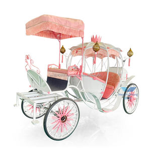 Chariot de transport spécial populaire HYS, élégant et confortable, de style européen, blanc, en forme de citrouille, avec design ajouré - Product Image 1