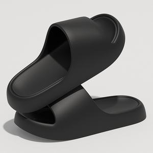 Chaussons en toile à bout fermé antidérapants avec doublure en fourrure chaude et design tendance pour adultes, idéaux pour la salle de bain - Product Image 5