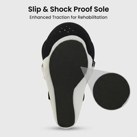 Attelle orthopédique réglable et respirante de qualité médicale pour immobilisation du pied, idéale pour la paresse du pied et les entorses de la cheville