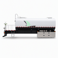 Unité de nettoyage routier avec réservoir d'eau de 18 m³, superstructure de pulvérisation, moteur de 40 kW, pompe de 50 m³/h et canon de 35 m