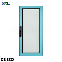 Fournisseur d'usine de portes pour salles blanches Porte battante en verre personnalisée GMP