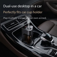 Diffuseur d'arômes de bureau minimaliste à succès, avec minuterie multi-niveaux, veilleuse et humidificateur ultrasonique pour bureau et chambre