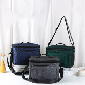 Cadeau d'entreprise interactif sac de voyage isolé sac à lunch isolé frais avec logo personnalisé sac de refroidissement de glace non tissé écologique pour les aliments - Product Image 2