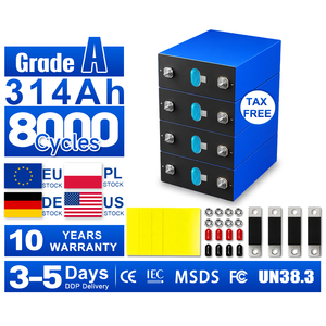 ตัวติดตั้งพลังงานแสงอาทิตย์314Ah LiFePO4แบตเตอรี่เกรด-MB31 3.2V สำหรับระบบจัดเก็บพลังงาน EU DP ขนาดใหญ่ - Product Image 1