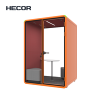 Cabine téléphonique de bureau portable insonorisée pour webcasting en direct et studio de musique vocale