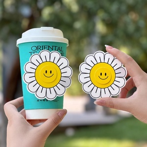 Etpack 4oz 8oz 12oz 16oz 20oz Takeaway đầy màu sắc đôi tường Cốc giấy tùy chỉnh in dùng một lần cà phê Espresso cốc giấy - Product Image 1