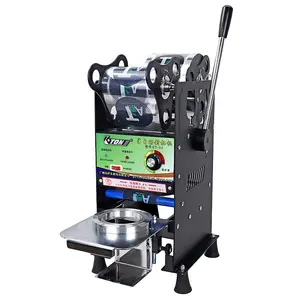 Widely Used plastic cup seal machine Manual Bubble Tea Cup Sealing Machine and Cup Sealer for Juice Milk Bobo Tea