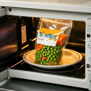 Bolsas de Embalaje de Alimentos Personalizadas para Microondas, Aptas para Uso Alimentario, Resistentes a Altas Temperaturas, para Cocción al Vapor, con Base para Cocinar - Product Image 5