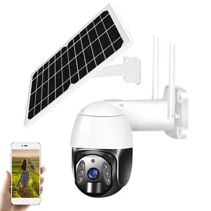 Q6 Solar PTZ Camera WiFi 4G Outdoor Wireless Powered IR IP 1080p Battery Water-proof Dome Cameras With Full Color Night Vision