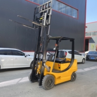 Chariot élévateur à fourche électrique robuste de 2, 3 et 4 tonnes, hauteur de levage de 3 m, moteur puissant, chariot élévateur électrique pour usine industrielle