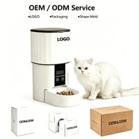 Distributeur Intelligent de Nourriture pour Animaux de Compagnie 4L avec Caméra HD, Wi-Fi, Logo Personnalisé OEM – Vente en Gros pour Chiens et Chats