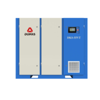 Intelligent 55vt est un compresseur d'air industriel à deux étages à vis à entraînement direct plus efficace et à faible bruit