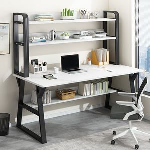 Escritorio de Oficina Moderno de Madera Simple de Alta Calidad, Buen Precio, Madera Sólida y Panel para Estudio o Trabajo, Muebles para el Hogar - Product Image 3