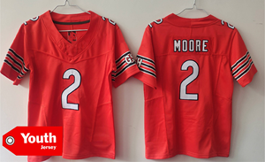 Maglia Giovanile di Chicago, Maglia da Calcio di Alta Qualità all'Ingrosso 18 # Williams 2 # Moore 34 # Maglia da Football Americana Payton VP USA con Cuciture - Product Image 6