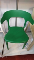 En gros Moderne Empilable Corne PP Restaurant Café Chaises En Plastique pour La Maison Bar Appartement Atelier-Salle À Manger Meubles Gratuit