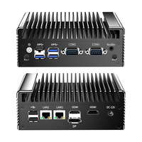 Mini PC N100 Potente con Chipset Intel de Cuatro Núcleos, Sin Ventilador, Compatible con Linux/Win10/11, 4 USB, DDR4, Mini Ordenador para Uso Industrial
