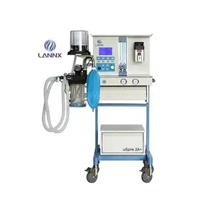 Lannx Uspire 2a + Goede Kwaliteit Medische Apparatuur Mobiele Anesthesie Instrument Met Werkstation Lcd Display Anesthesie Machine