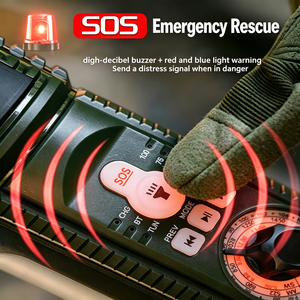 Lampe torche radio d'urgence en gros à prix d'usine pour <span class=keywords><strong>distributeurs</strong></span> et importateurs - Product Image 5