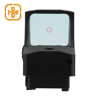 Lunette de visée Focuhunter tactique antichoc et étanche avec grande fenêtre de visée 1x29mm en alliage d'aluminium HD multi-réticules haute puissance à point rouge