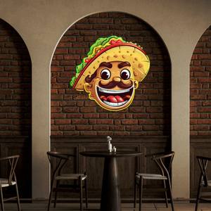 ป้ายไฟนีออนแบบกำหนดเองพร้อมการพิมพ์ UV สำหรับตกแต่งผนังร้านกาแฟ ร้านอาหาร ไฟ LED กันน้ำ - Product Image 4